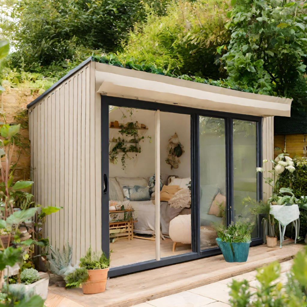 Transformez votre jardin en un espace de vie confortable avec Kit & A, le spécialiste des studios de jardin